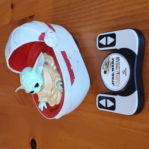 Star Wars Toys Star Wars Mandalorian Baby Yoda 9 Grogu Hover Pram